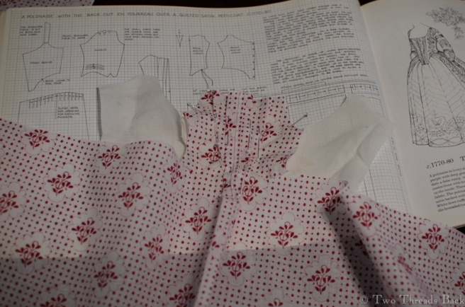 When it starts to look like a teensy little gown I begin to get excited.